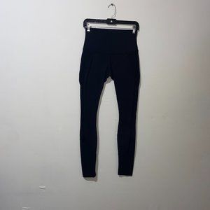 Lululemon Black High Rise Mesh 7/8s Leggings *29" - Unknown Size (Approx. 6)